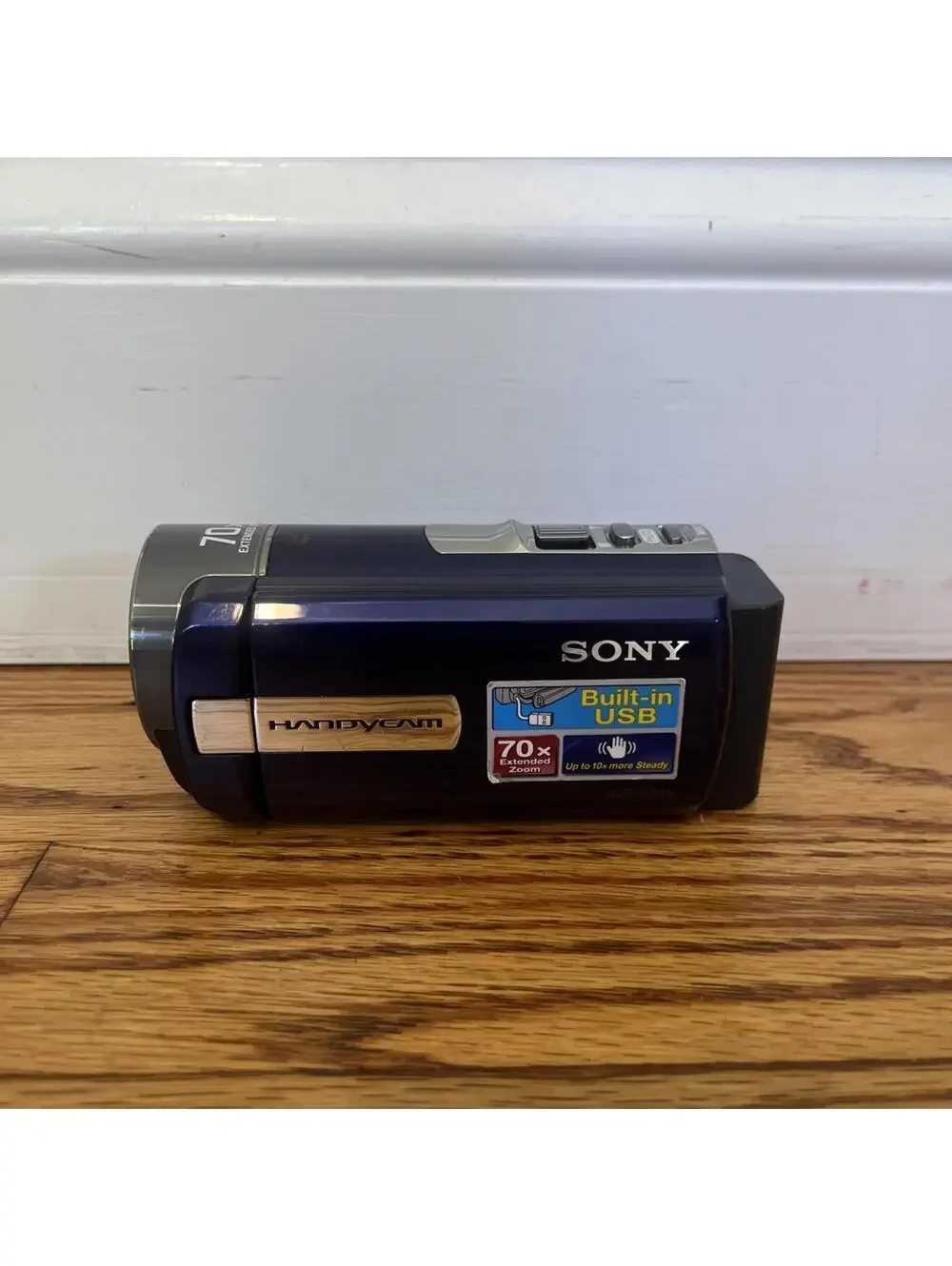 Sony Handycam DCR-SX45 (Blue) Digital Camcorder Touchscreen With Battery